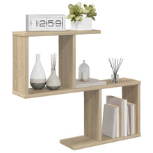 Wandplank Sonoma Eiken 60 x 12 x 50,5 cm Bewerkt hout