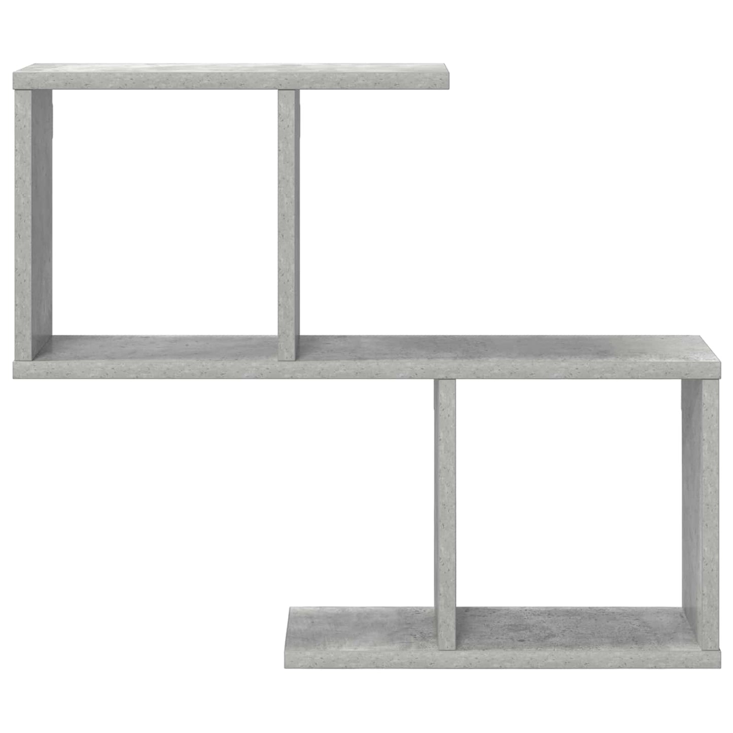 Wandplank Betongrijs 60 x 12 x 50,5 cm Bewerkt hout
