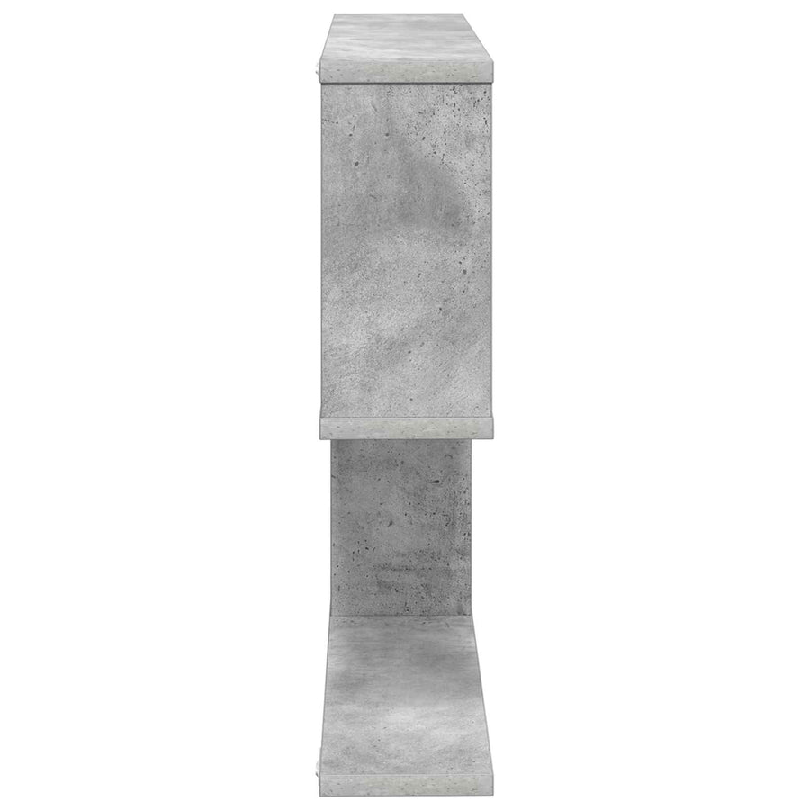 Wandplank Betongrijs 60 x 12 x 50,5 cm Bewerkt hout
