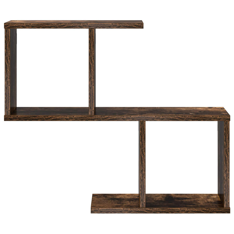 Wandplank Gerookt eiken 60 x 12 x 50,5 cm Bewerkt hout