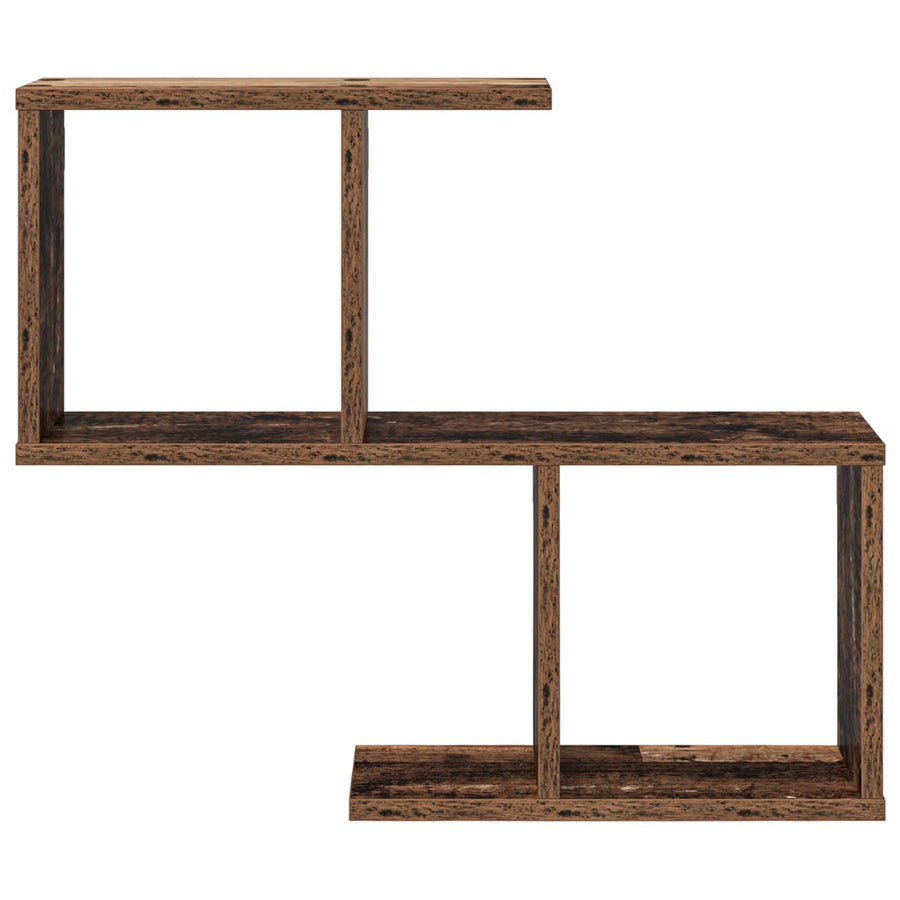Wandplank Oud hout 60 x 12 x 50,5 cm Bewerkt hout