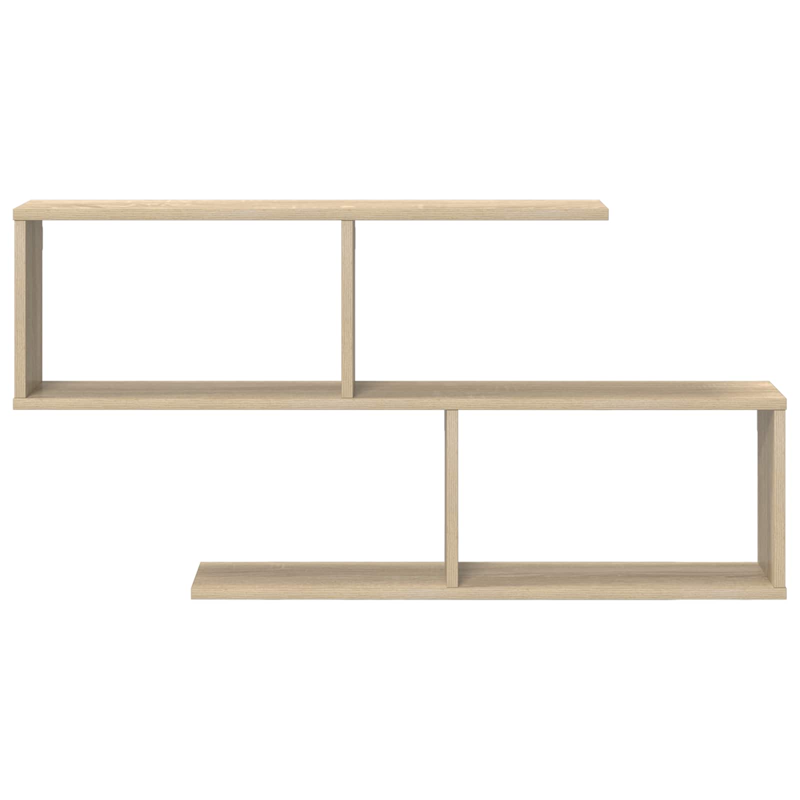 Wandplank Sonoma Eiken 100 x 12 x 50,5 cm Bewerkt hout