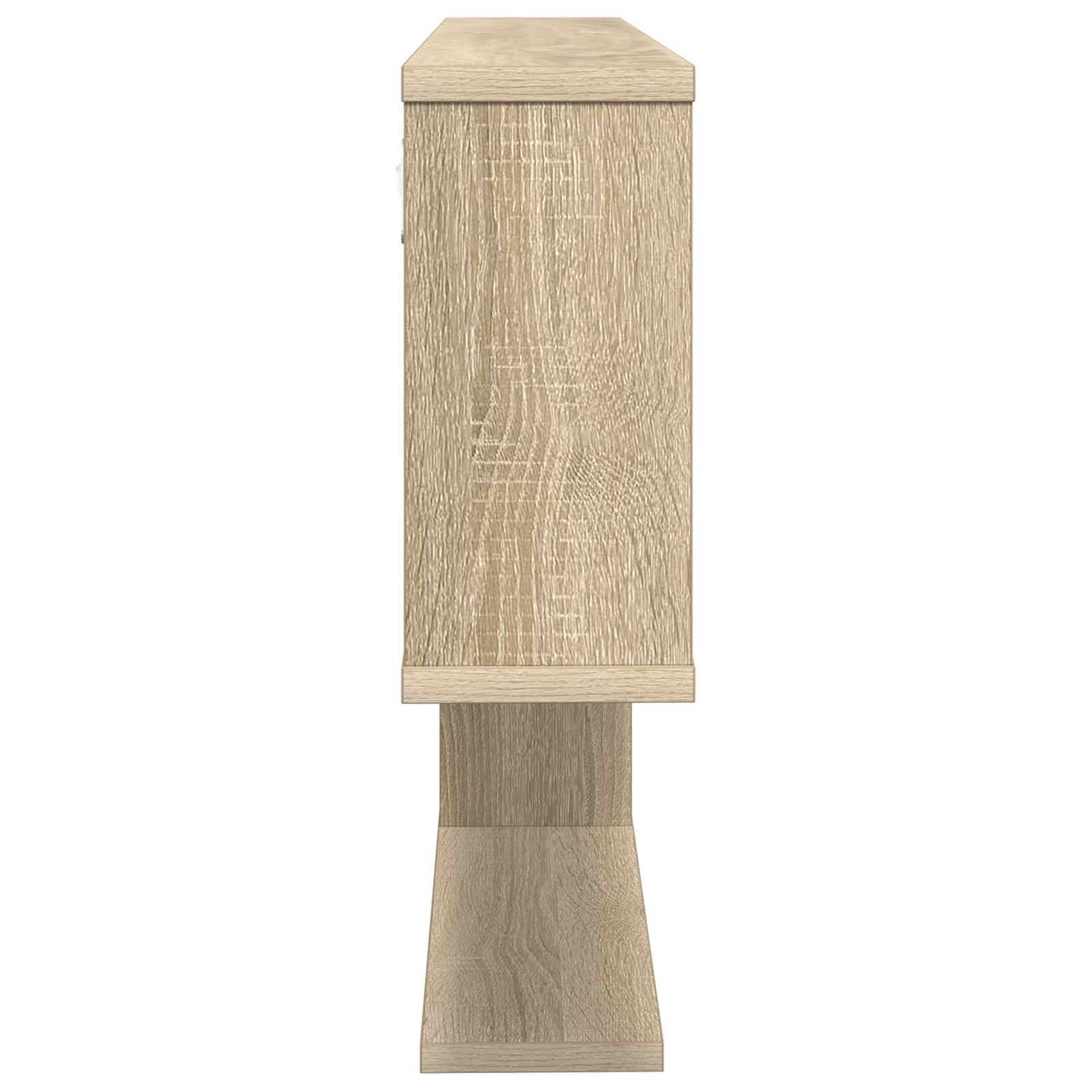 Wandplank Sonoma Eiken 100 x 12 x 50,5 cm Bewerkt hout