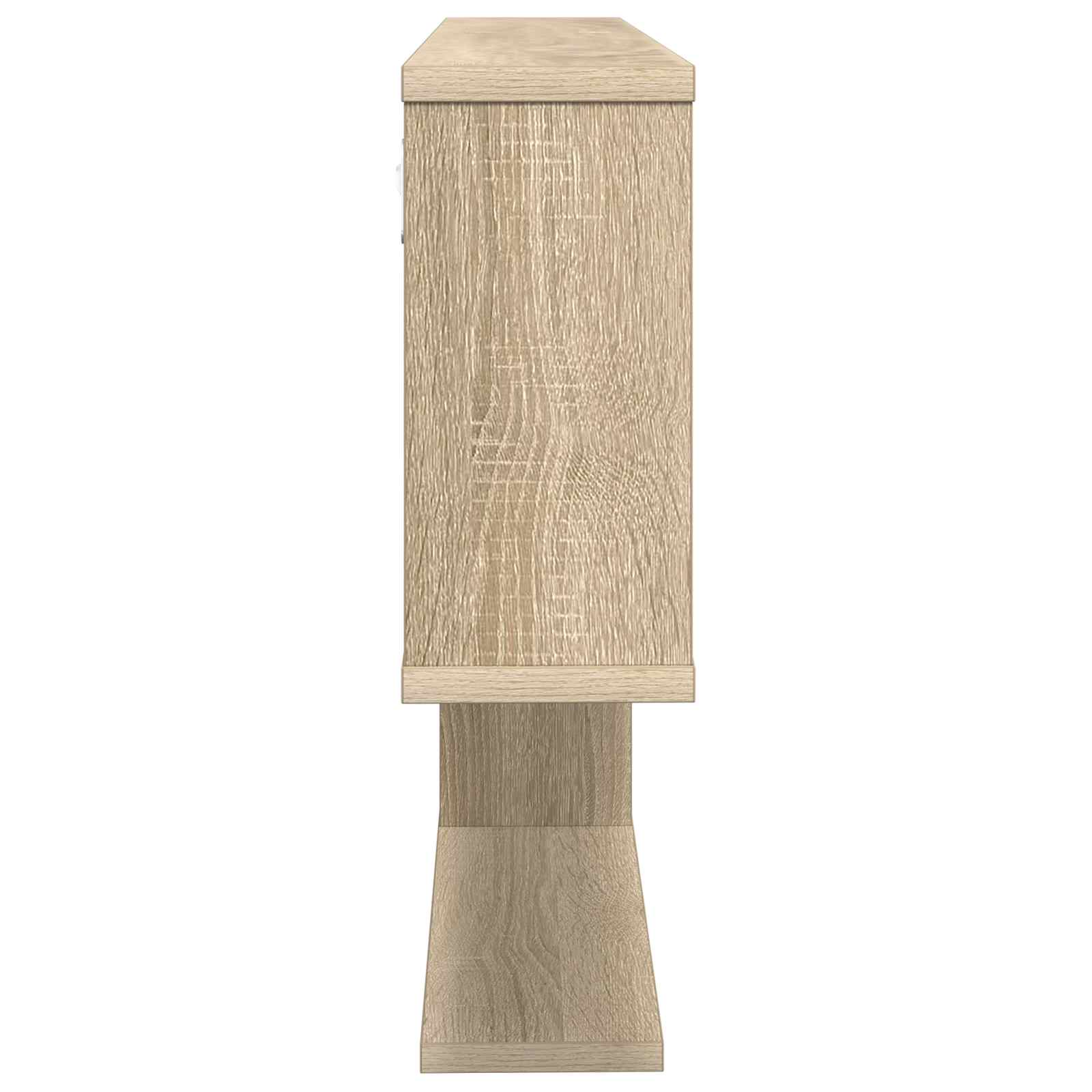 Wandplank Sonoma Eiken 100 x 12 x 50,5 cm Bewerkt hout