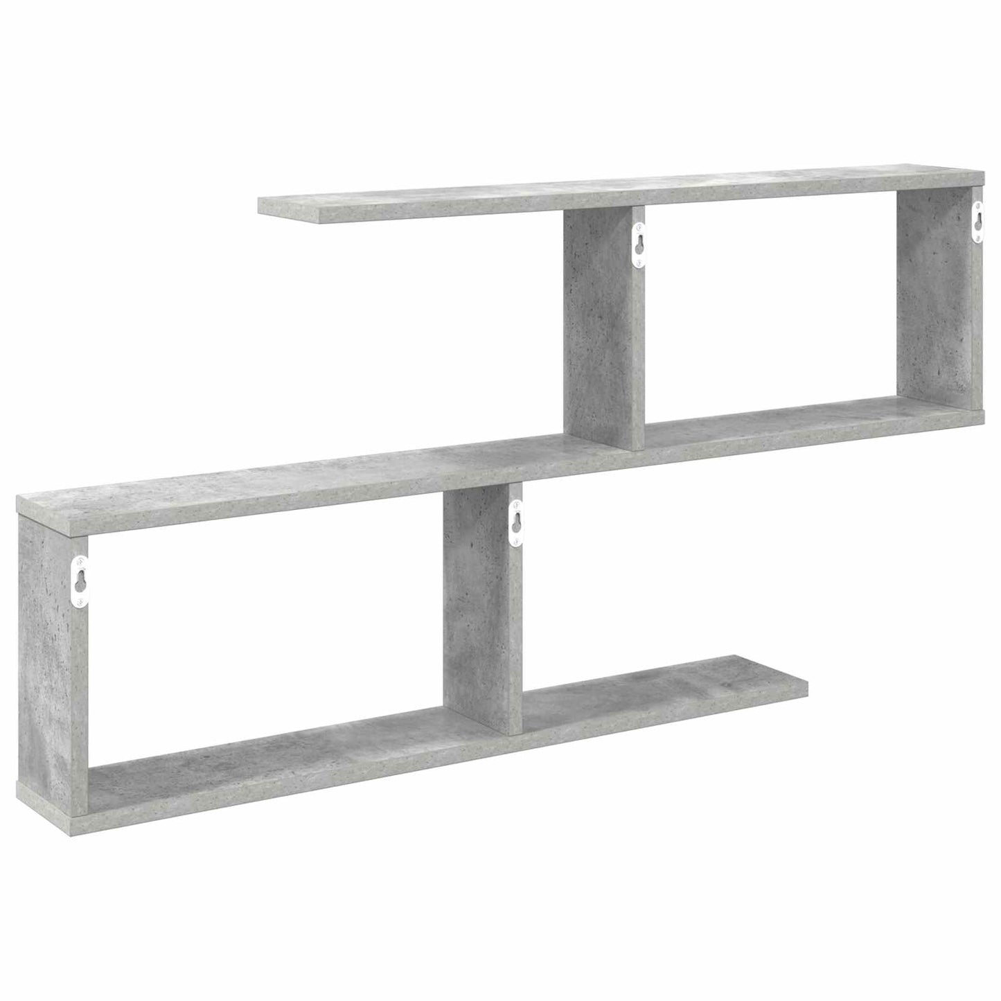 Wandplank Betongrijs 100 x 12 x 50,5 cm Bewerkt hout