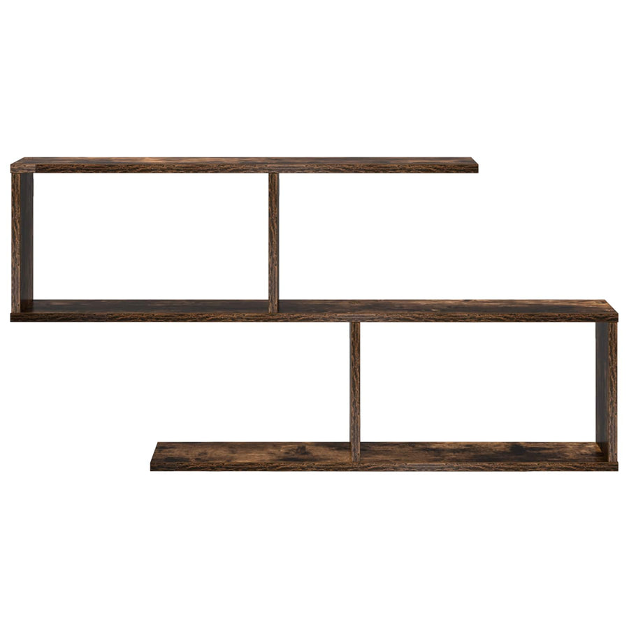 Wandplank Gerookt eiken 100 x 12 x 50,5 cm Bewerkt hout