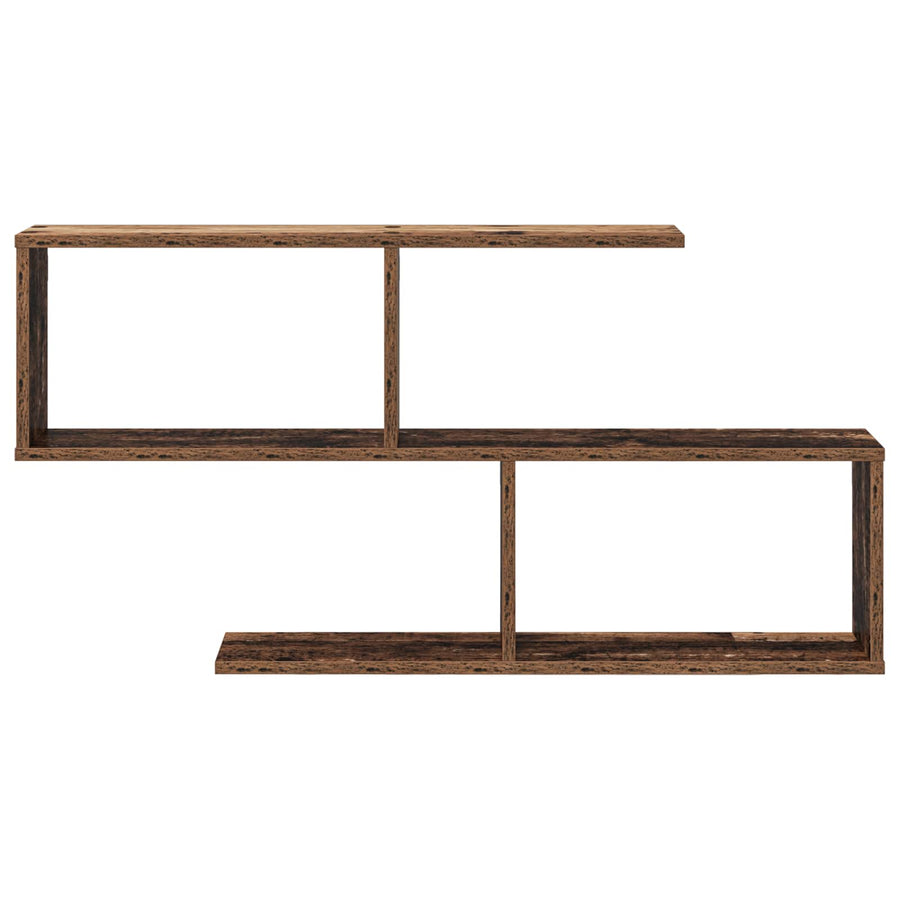 Wandplank Oud hout 100 x 12 x 50,5 cm Bewerkt hout
