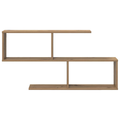 Wandplank Artisanaal eiken 100 x 12 x 50,5 cm Bewerkt hout