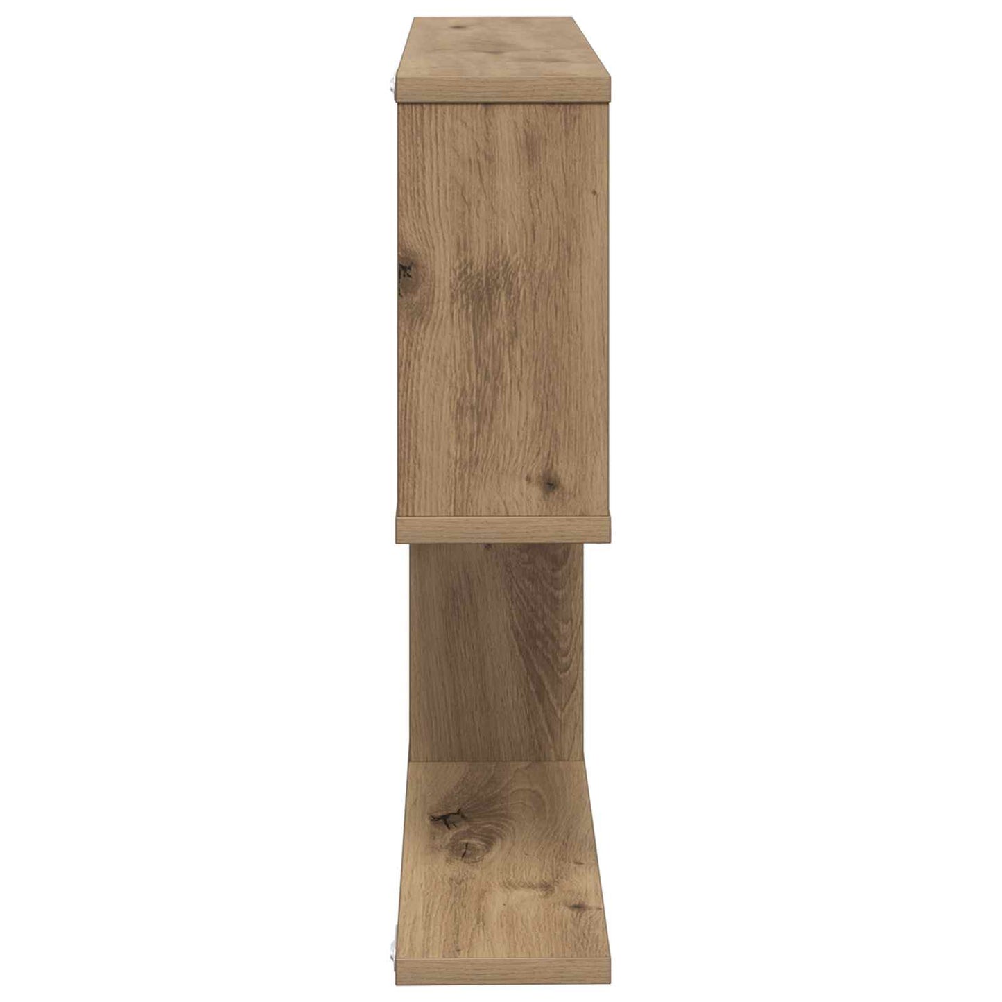 Wandplank Artisanaal eiken 100 x 12 x 50,5 cm Bewerkt hout