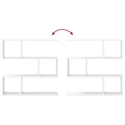 Wandplank Wit 80 x 12 x 79,5 cm Bewerkt hout