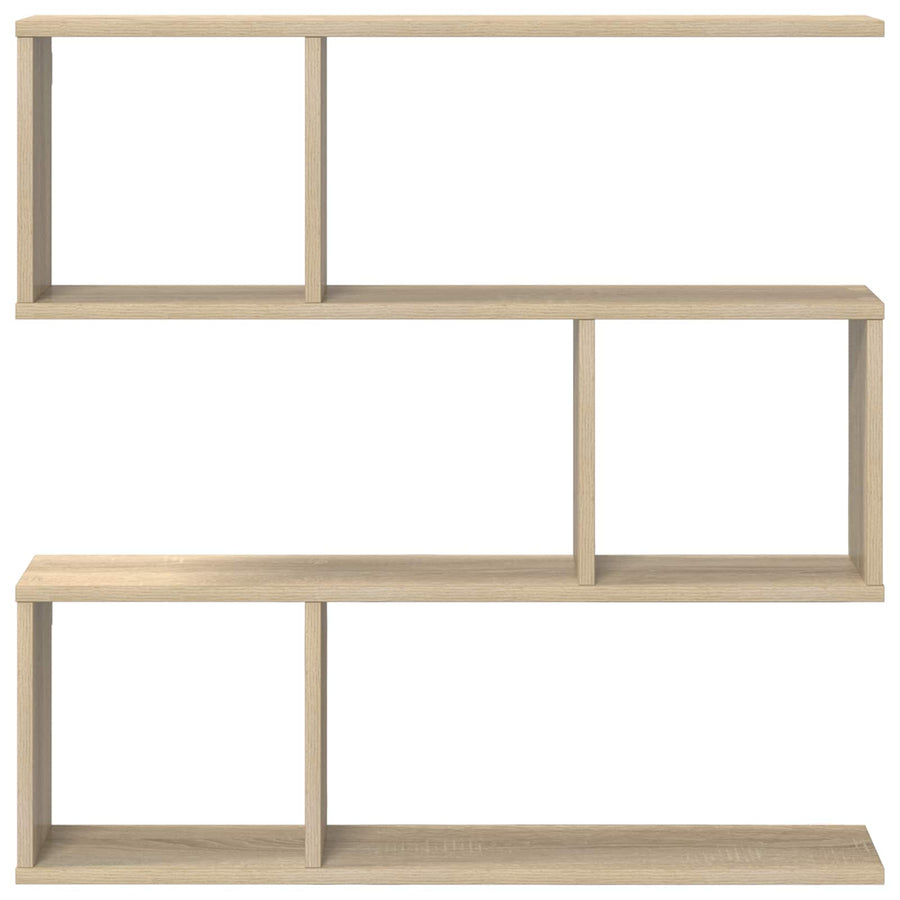 Wandplank Sonoma Eiken 80 x 12 x 79,5 cm Bewerkt hout