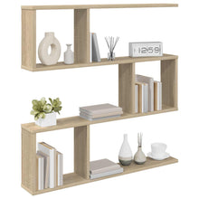 Wandplank Sonoma Eiken 80 x 12 x 79,5 cm Bewerkt hout