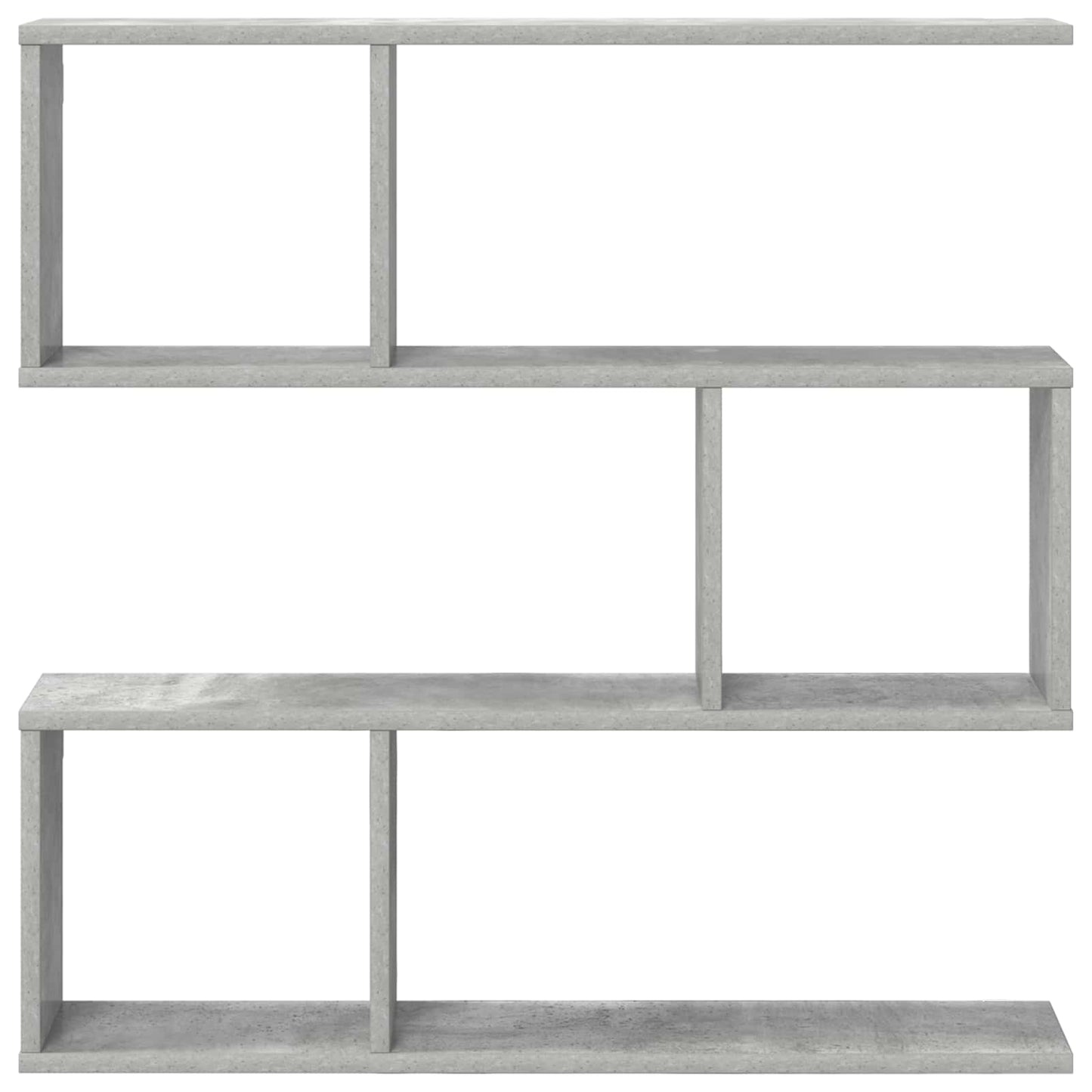 Wandplank Betongrijs 80 x 12 x 79,5 cm Bewerkt hout