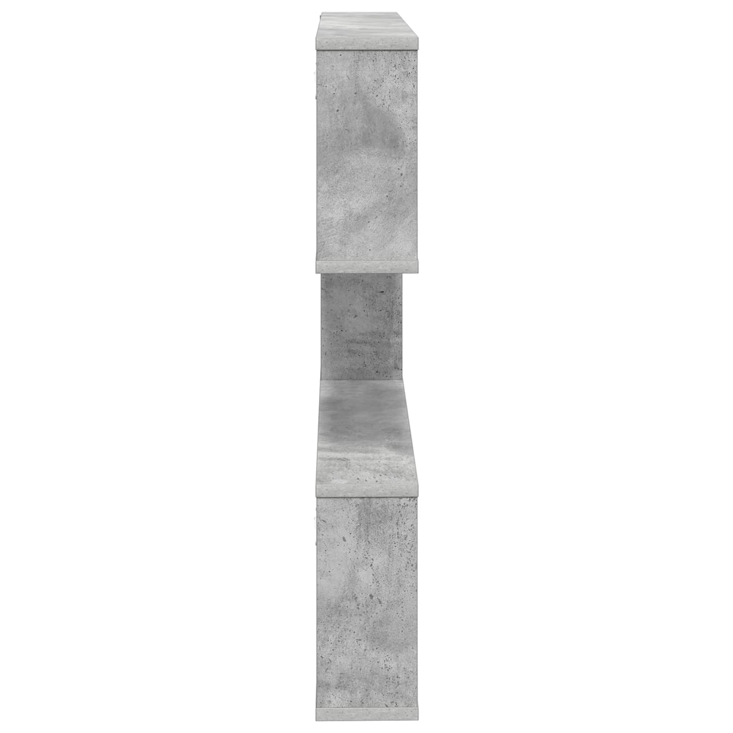 Wandplank Betongrijs 80 x 12 x 79,5 cm Bewerkt hout