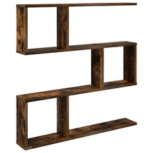 Wandplank Gerookt eiken 80 x 12 x 79,5 cm Bewerkt hout