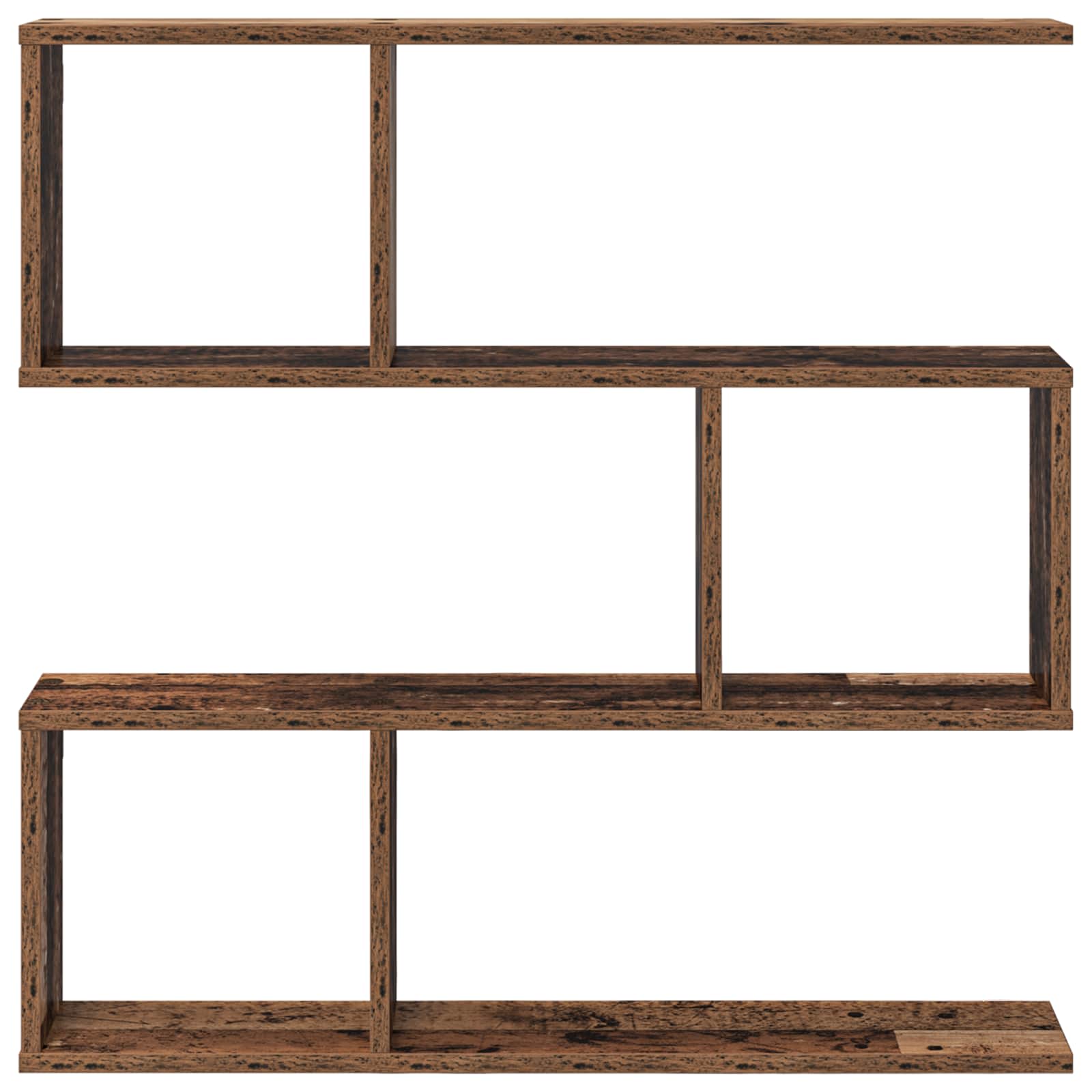 Wandplank Oud hout 80 x 12 x 79,5 cm Bewerkt hout