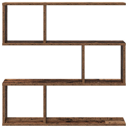 Wandplank Oud hout 80 x 12 x 79,5 cm Bewerkt hout