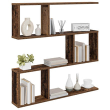Wandplank Oud hout 80 x 12 x 79,5 cm Bewerkt hout