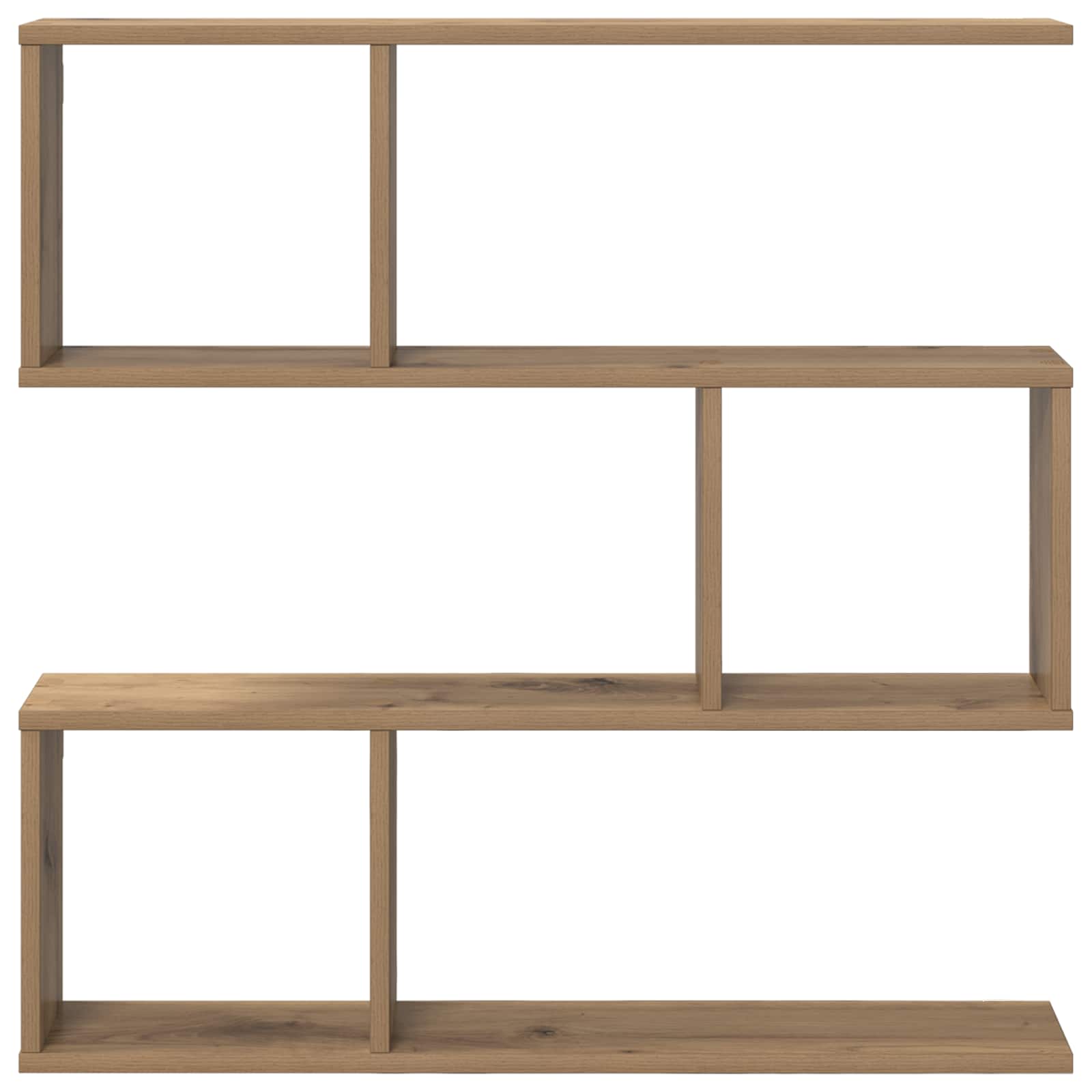 Wandplank Artisanaal eiken 80 x 12 x 79,5 cm Bewerkt hout