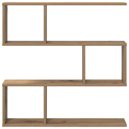 Wandplank Artisanaal eiken 80 x 12 x 79,5 cm Bewerkt hout