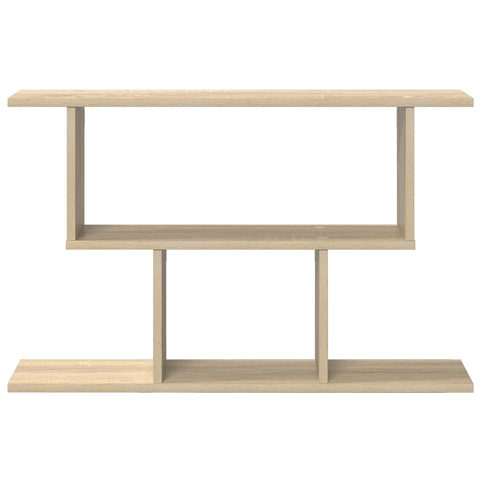 Wandplank Sonoma Eiken 80 x 15 x 50,5 cm Bewerkt hout