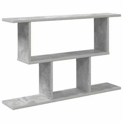 Wandplank Betongrijs 80 x 15 x 50,5 cm Bewerkt hout