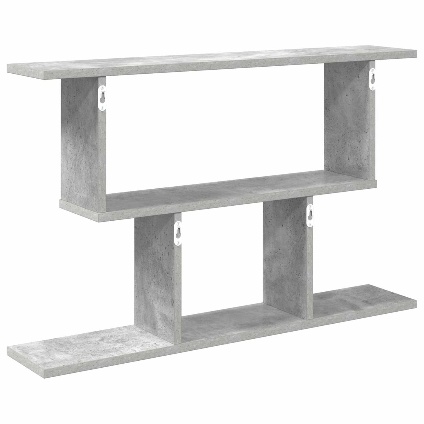 Wandplank Betongrijs 80 x 15 x 50,5 cm Bewerkt hout