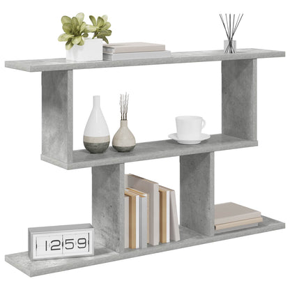 Wandplank Betongrijs 80 x 15 x 50,5 cm Bewerkt hout
