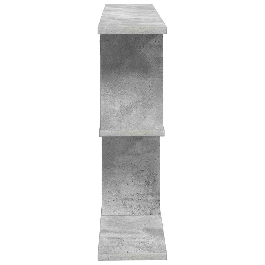 Wandplank Betongrijs 80 x 15 x 50,5 cm Bewerkt hout