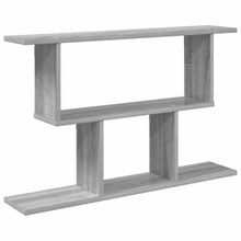 Wandplank Grijs Sonoma 80 x 15 x 50,5 cm Bewerkt hout