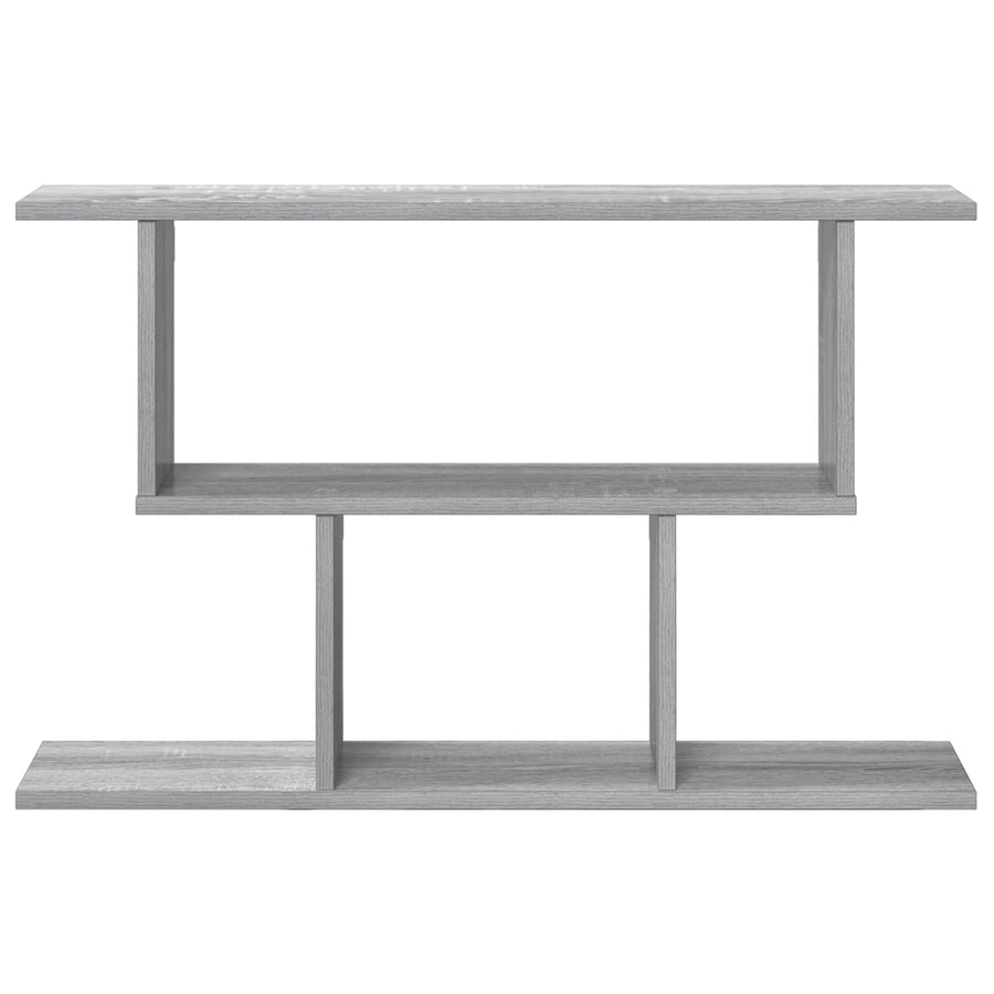 Wandplank Grijs Sonoma 80 x 15 x 50,5 cm Bewerkt hout