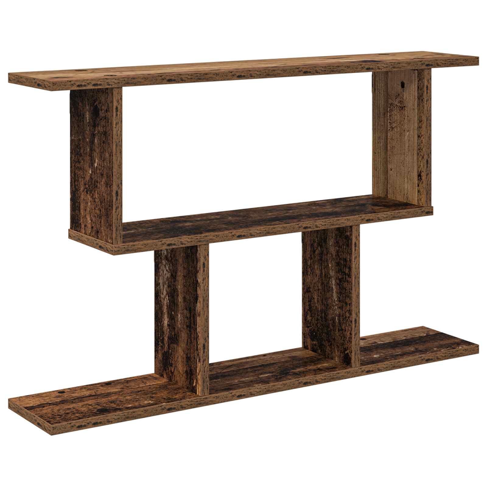 Wandplank Oud hout 80 x 15 x 50,5 cm Bewerkt hout