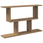 Wandplank Artisanaal eiken 80 x 15 x 50,5 cm Bewerkt hout