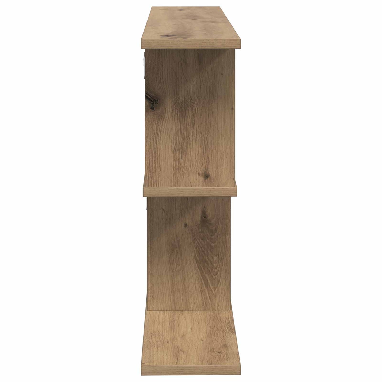 Wandplank Artisanaal eiken 80 x 15 x 50,5 cm Bewerkt hout