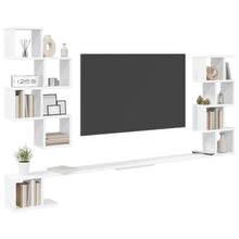 Vaste TV Plank Wit 180 x 15 x 94 cm Bewerkt hout