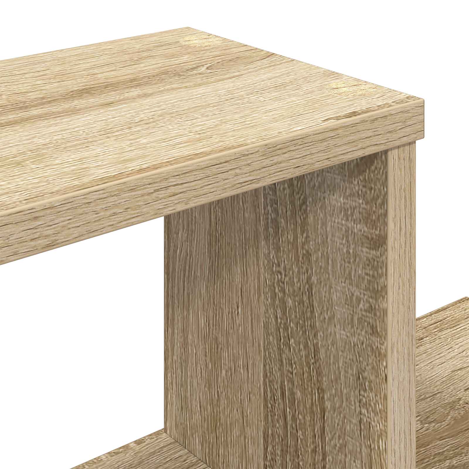 Vaste TV Plank Sonoma Eiken 180 x 15 x 94 cm Bewerkt hout