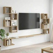 Vaste TV Plank Sonoma Eiken 180 x 15 x 94 cm Bewerkt hout