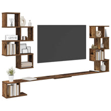 Vaste TV Plank Oud hout 180 x 15 x 94 cm Bewerkt hout