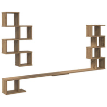 Vaste TV Plank Artisanaal eiken 180 x 15 x 94 cm Bewerkt hout