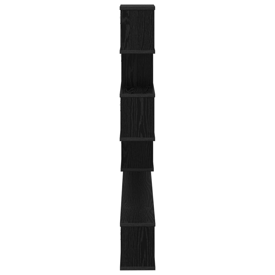 Vaste TV Plank Zwart eiken 200 x 15 x 94 cm Bewerkt hout