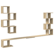 Tv plank 160x15x94 cm sonoma eiken bewerkt hout