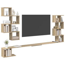 Vaste TV Plank Sonoma Eiken 160 x 15 x 94 cm Bewerkt hout