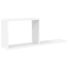 Zwevende schappen Wit 80 x 15 x 30 cm Bewerkt hout
