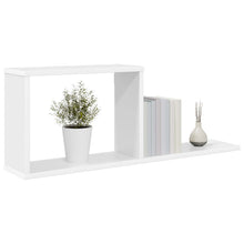 Zwevende schappen 2 pcs Wit 80 x 15 x 30 cm Bewerkt hout