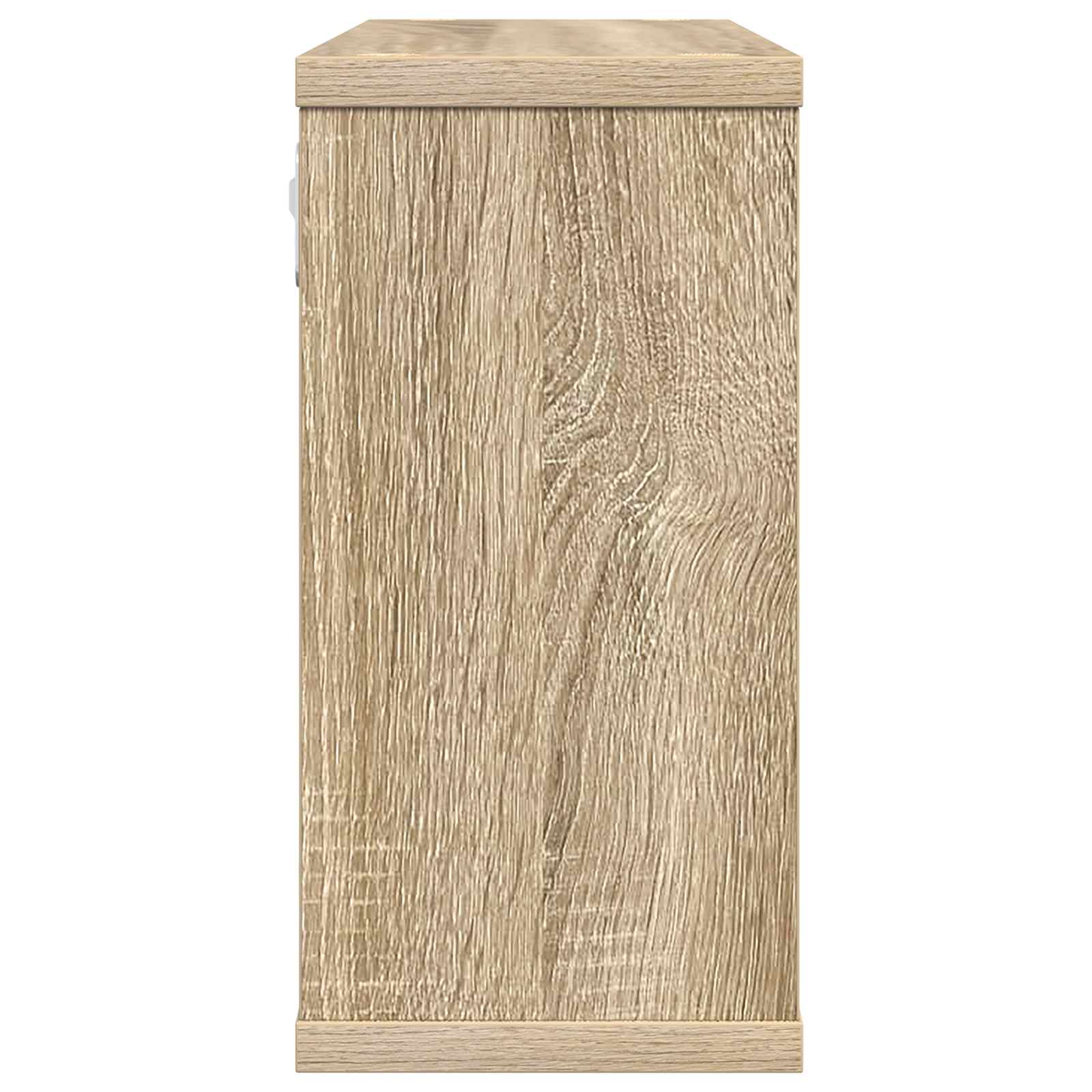 Zwevende schappen 2 pcs Sonoma Eiken 80 x 15 x 30 cm
