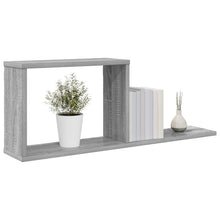 Zwevende schappen 2 pcs Grijs Sonoma 80 x 15 x 30 cm