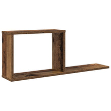 Zwevende schappen Oud hout 80 x 15 x 30 cm Bewerkt hout