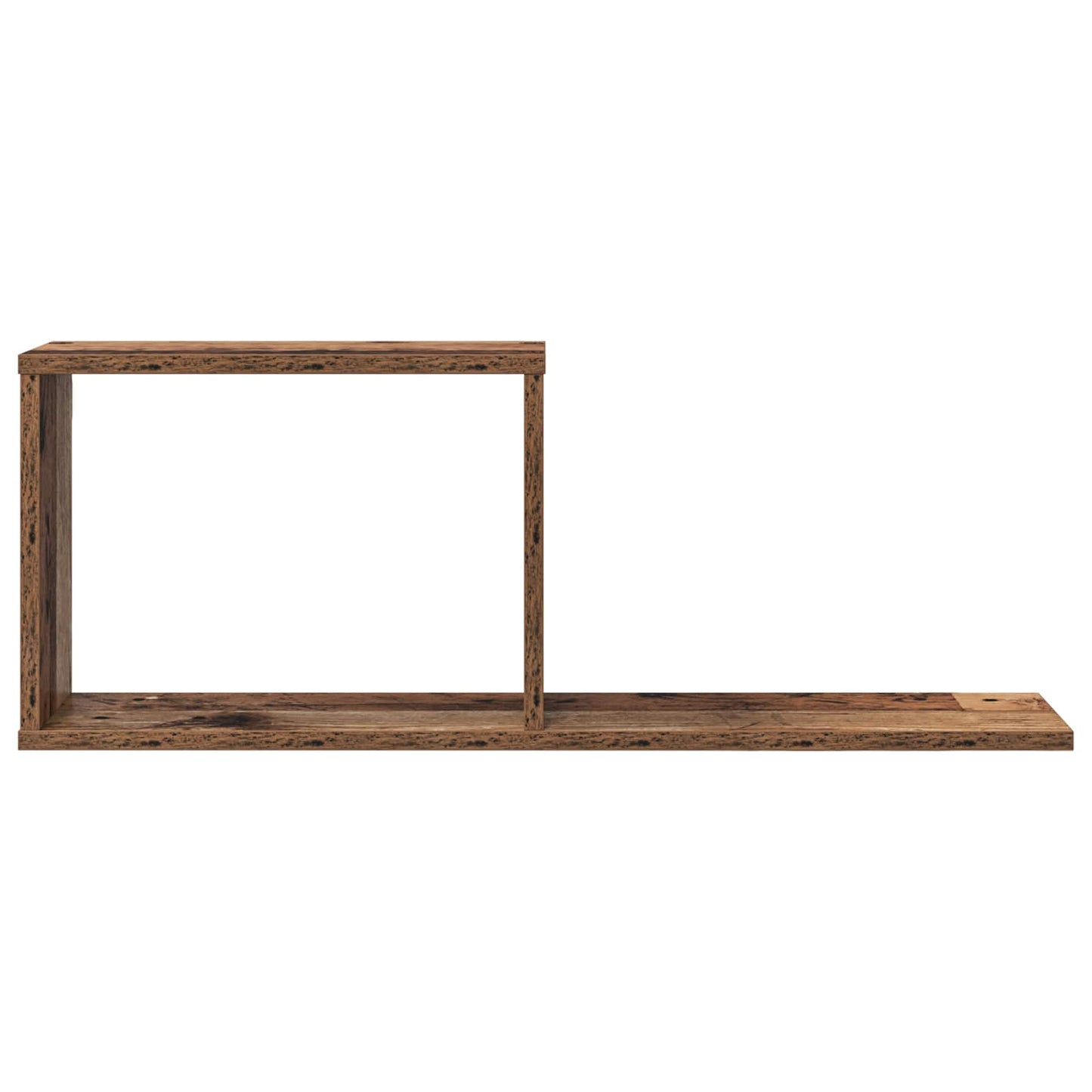 Zwevende schappen 2 pcs Oud hout 80 x 15 x 30 cm Bewerkt hout