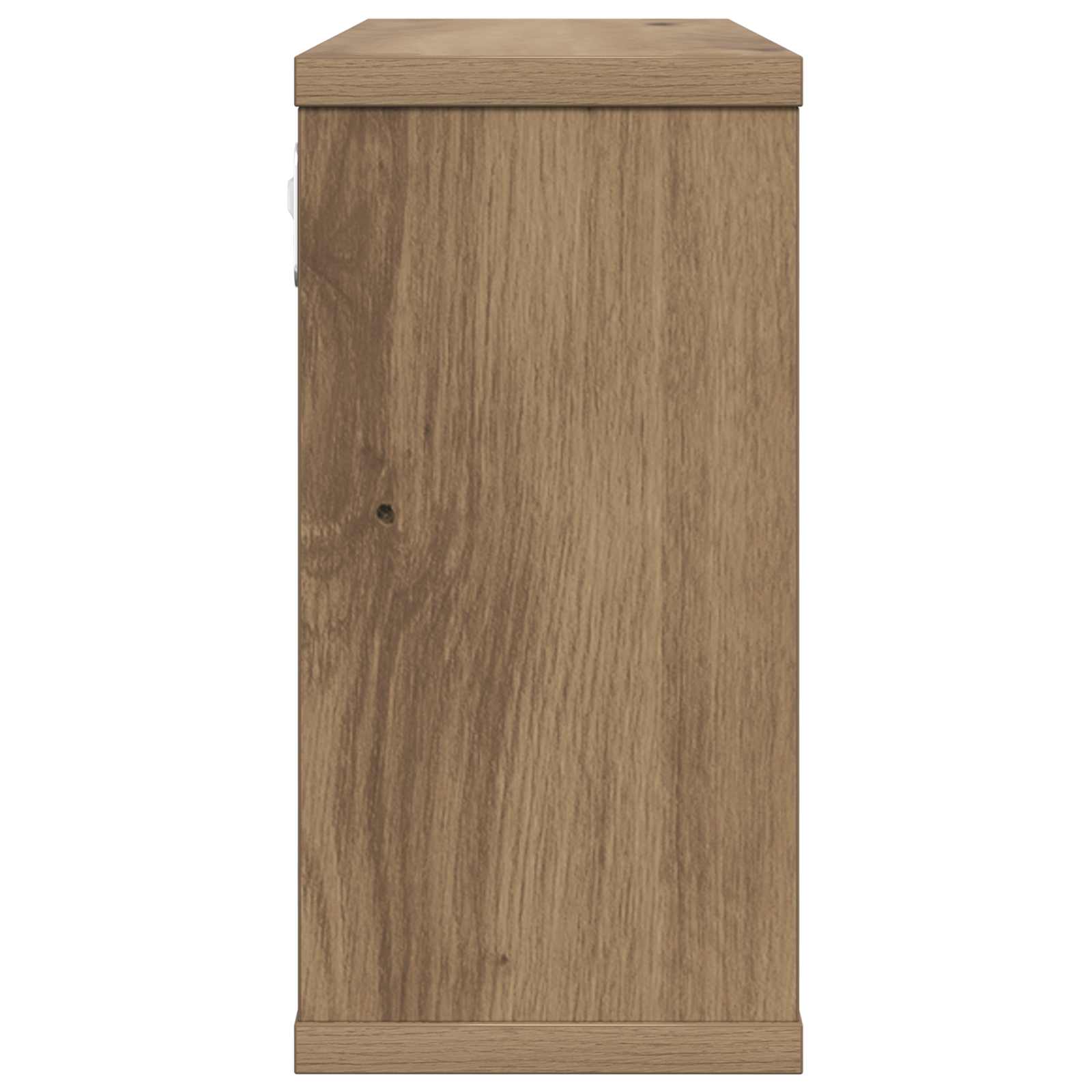 Zwevende schappen Artisanaal eiken 80 x 15 x 30 cm Bewerkt hout