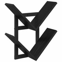 Wand Vlonderschap Zwart eiken 43 x 15 x 47 cm Bewerkt hout